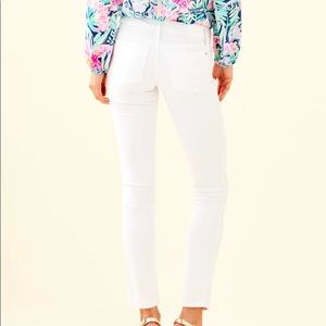 Lilly Pulitzer white worth skinny jeans